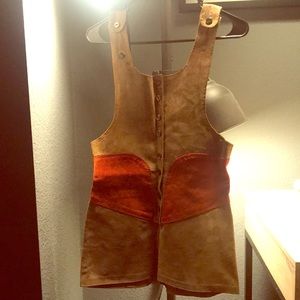 Vintage Suede Romper